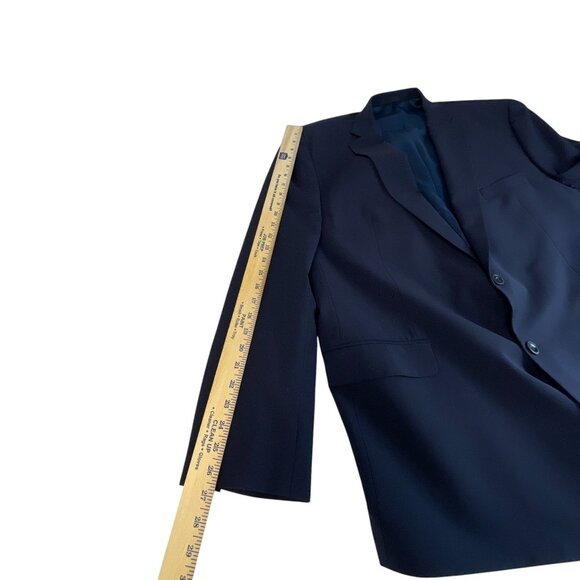 Michael Kors Blazer Jacket 50L Mens Black Wool Blend Business Career - Picture 9 of 9